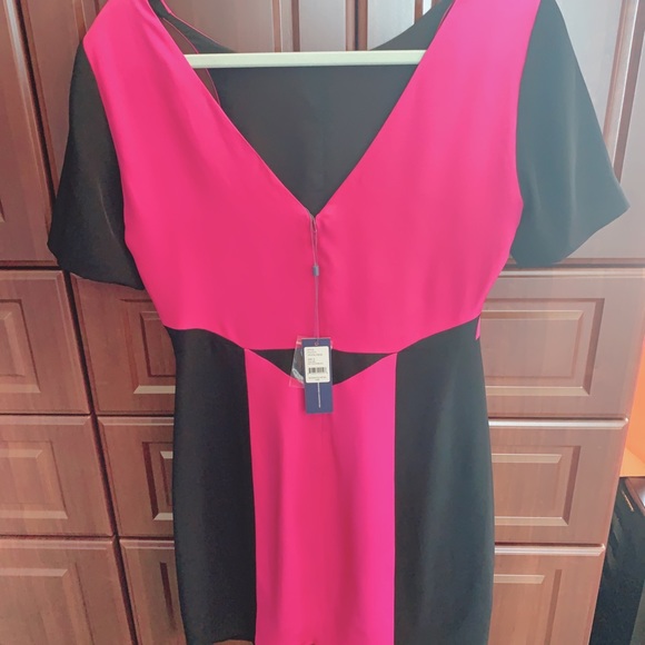 Rebecca Minkoff Women's Crystal Colorblock Ponte Dress - Picture 5 of 8